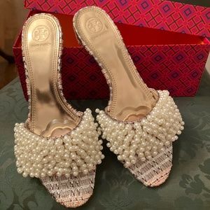 Tory Burch Tatiana pearl slide
